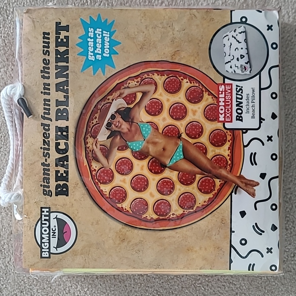 Pizza Beach Towel